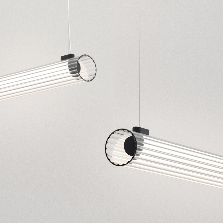 io 1000 LED Pendel Matt Black