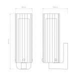 Ottavino Vägglampa Polished Chrome IP44 Ottavino Vägglampa Polished Chrome IP44