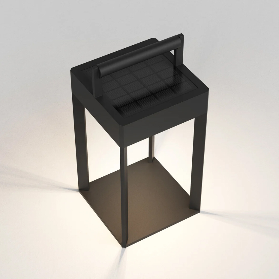 Kuro 250 Portable Solcellslampa Textured Black