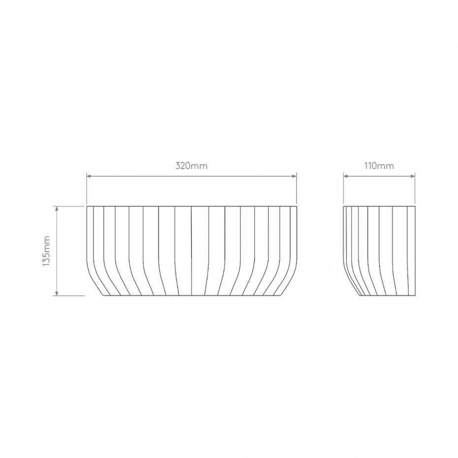 Blend Vägglampa Plaster