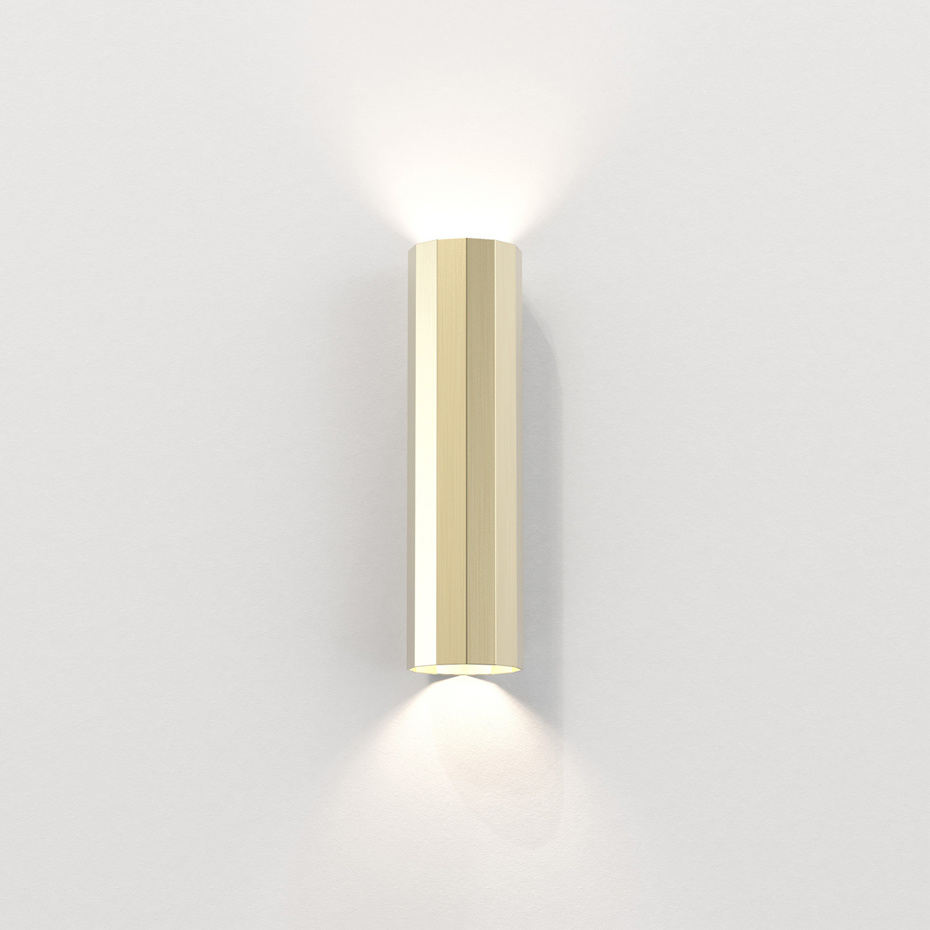 Hashira 300 Vägglampa Matt Gold