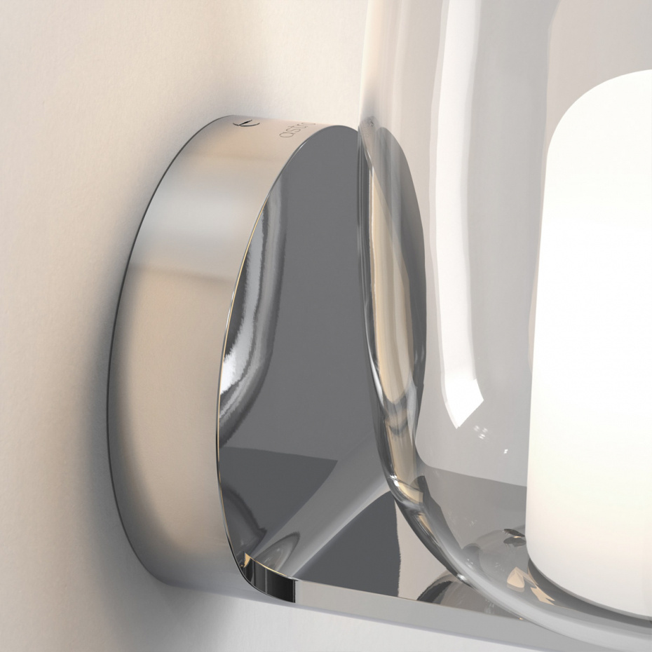 Aquina Vägglampa Polished Chrome IP44