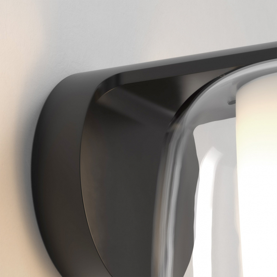 Aquina Vägglampa Matt Black IP44