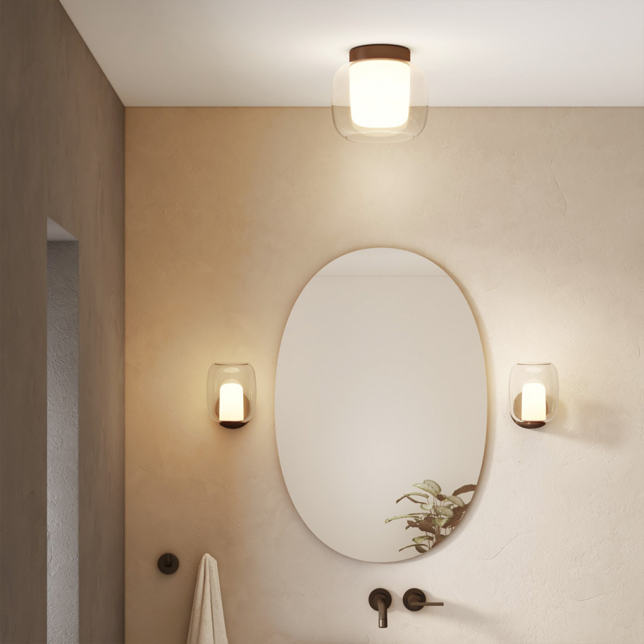 Aquina Vägglampa Matt Black IP44