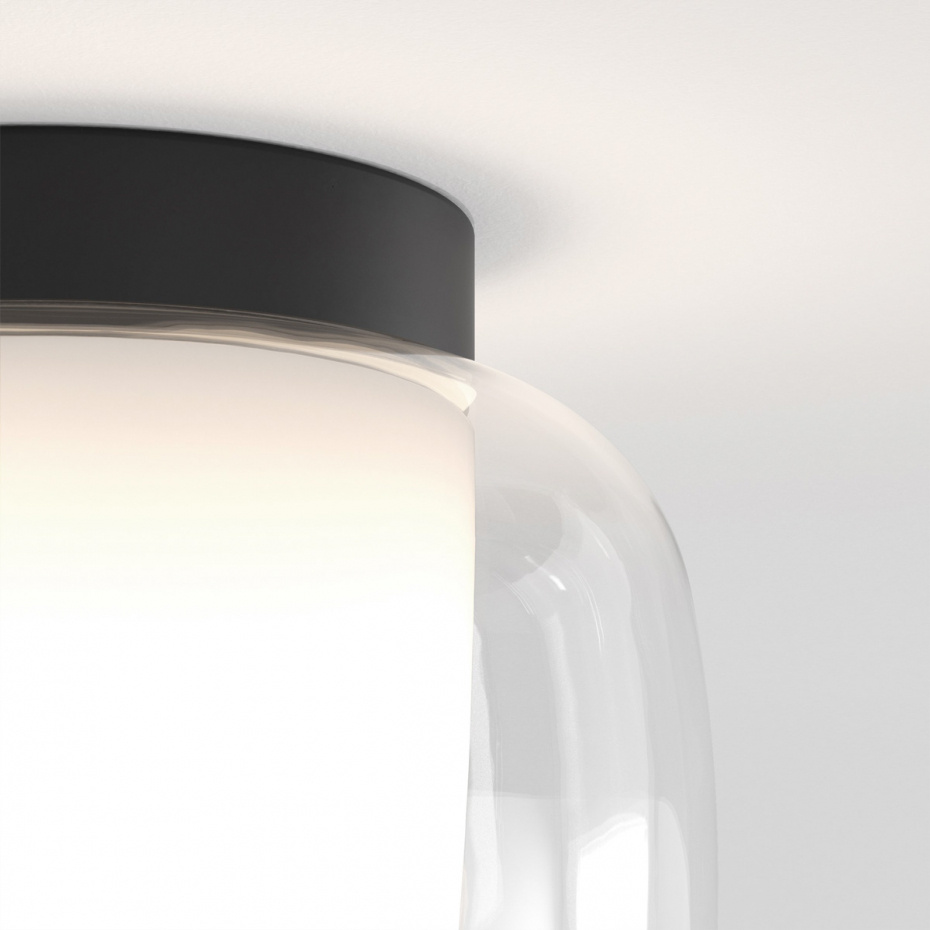 Aquina 240 Plafond Matt Black IP44