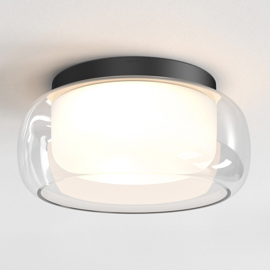 Aquina 360 Plafond Matt Black IP44