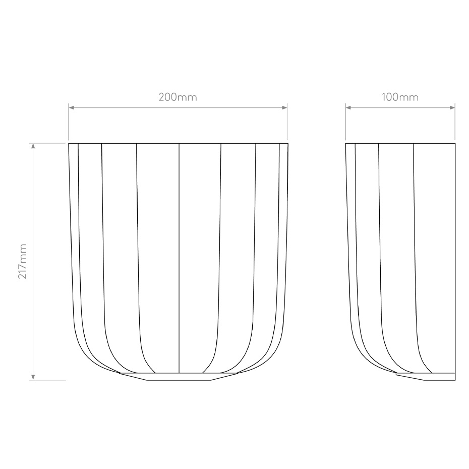 Veo Vägglampa Matt Nickel
