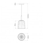 Veo 180 Pendel Bronze Veo 180 Pendel Bronze