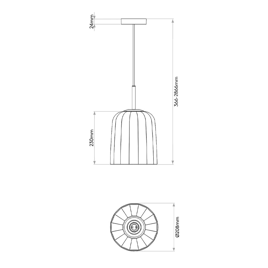 Veo 230 Pendel Bronze