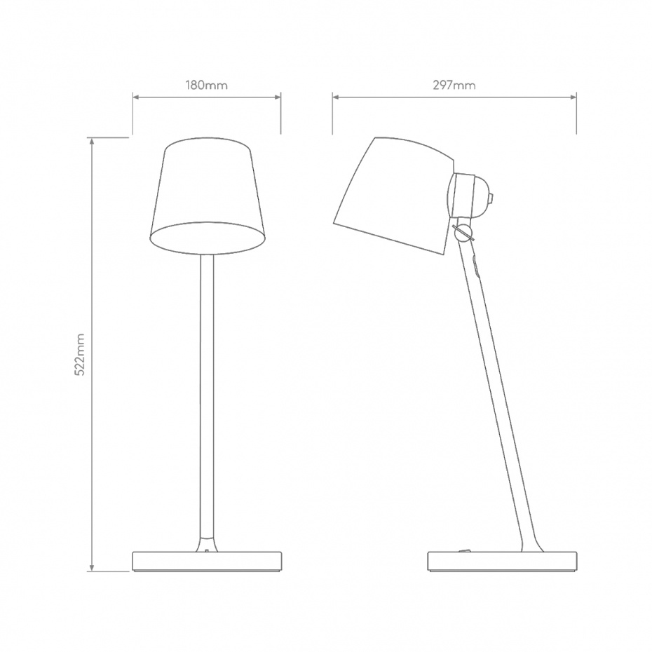 Imari Desk Bordslampa Bronze