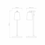 Carlton Desk Bordslampa Matt White Carlton Desk Bordslampa Matt White