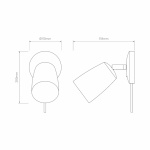 Carlton Plug-In Vägglampa Matt White Carlton Plug-In Vägglampa Matt White