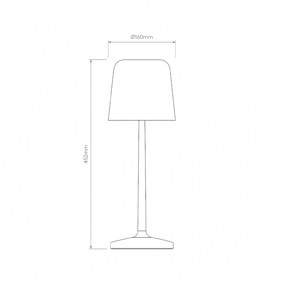 Ella Bordslampa Light Bronze