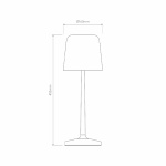 Ella Bordslampa Light Bronze Ella Bordslampa Light Bronze