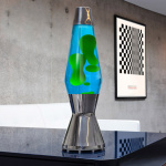 Astro Lavalampa Originalet Silver Blue/Green Astro Lavalampa Originalet Silver Blue/Green
