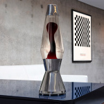 Astro Lavalampa Originalet Silver Clear/Dark Purple Astro Lavalampa Originalet Silver Clear/Dark Purple