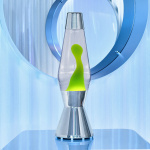 Astro Lavalampa Originalet Silver Clear/Green Astro Lavalampa Originalet Silver Clear/Green