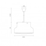 Bumling Pendel 60cm Vit Bumling Pendel 60cm Vit