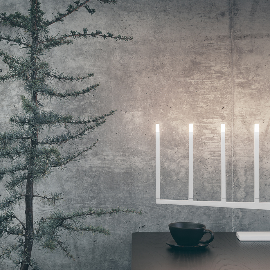 Adventure Ljusstake 3 Ljus Svart