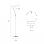 Ogle Golvlampa Svart Ogle Golvlampa Svart