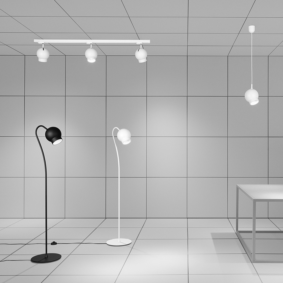 Ogle Golvlampa Svart