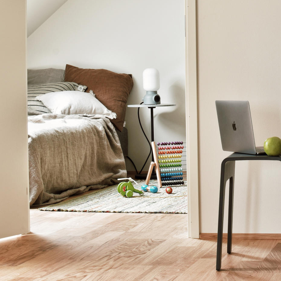 Plug Lamp Bordslampa Puderrosa