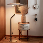 Hockey Golvlampa Vitlaserad Ask Hockey Golvlampa Vitlaserad Ask