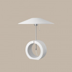 Bombus Bordslampa Vitlaserad Ask Bombus Bordslampa Vitlaserad Ask