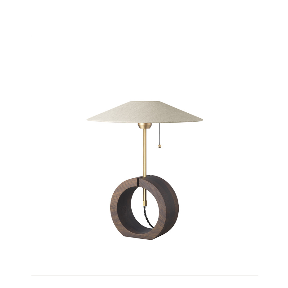 Bombus Bordslampa Small Rökt Ek