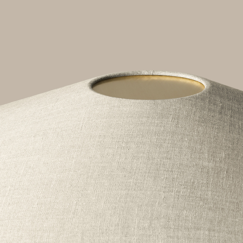 Bombus Bordslampa Small Vitlaserad Ask