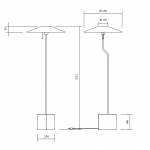 Triggy Golvlampa Rökt Ek Triggy Golvlampa Rökt Ek