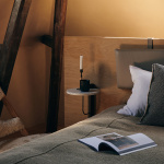 Corbel Shelf Dark Stained Oak/Carrara Marble Corbel Shelf Dark Stained Oak/Carrara Marble