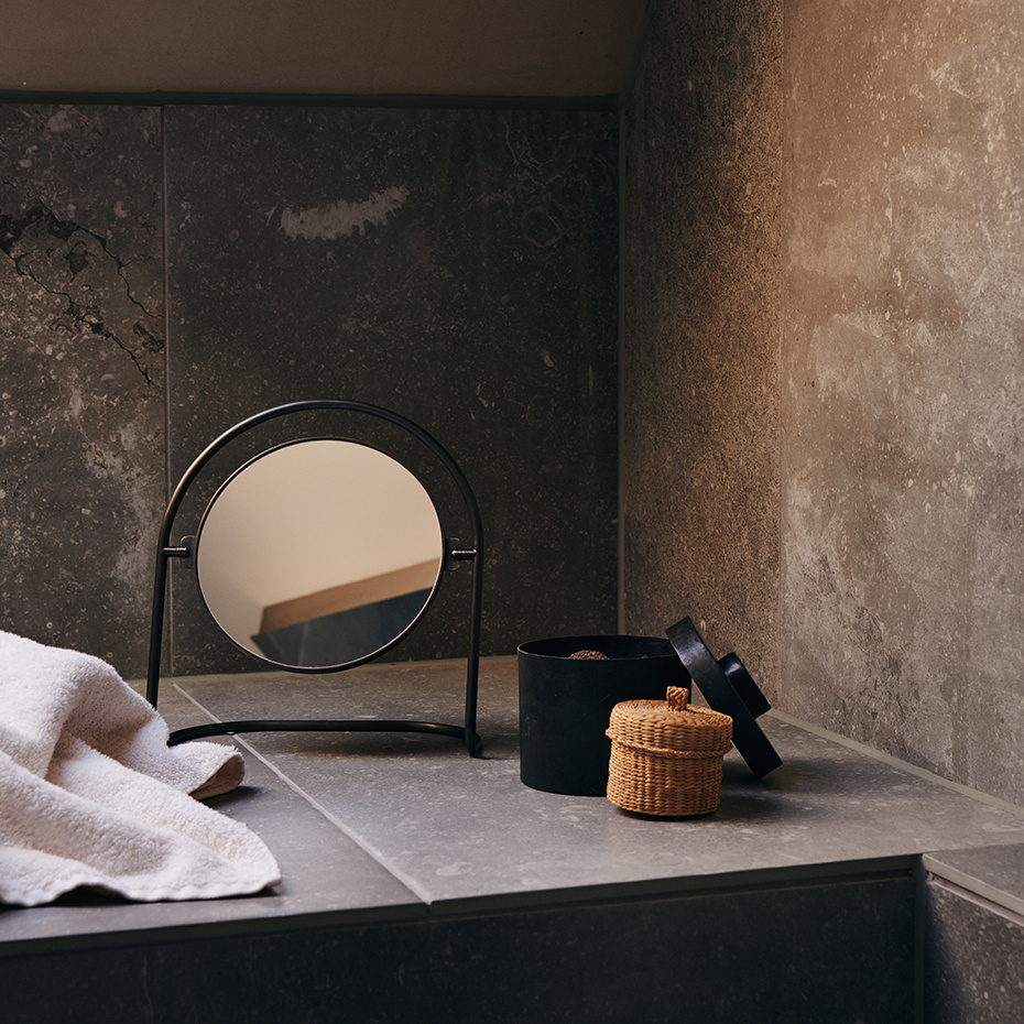 Nimbus Table Mirror Polished Brass