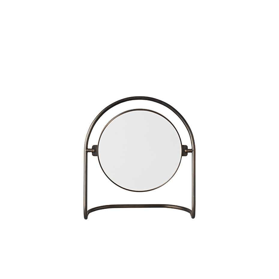 Nimbus Table Mirror Bronzed Brass