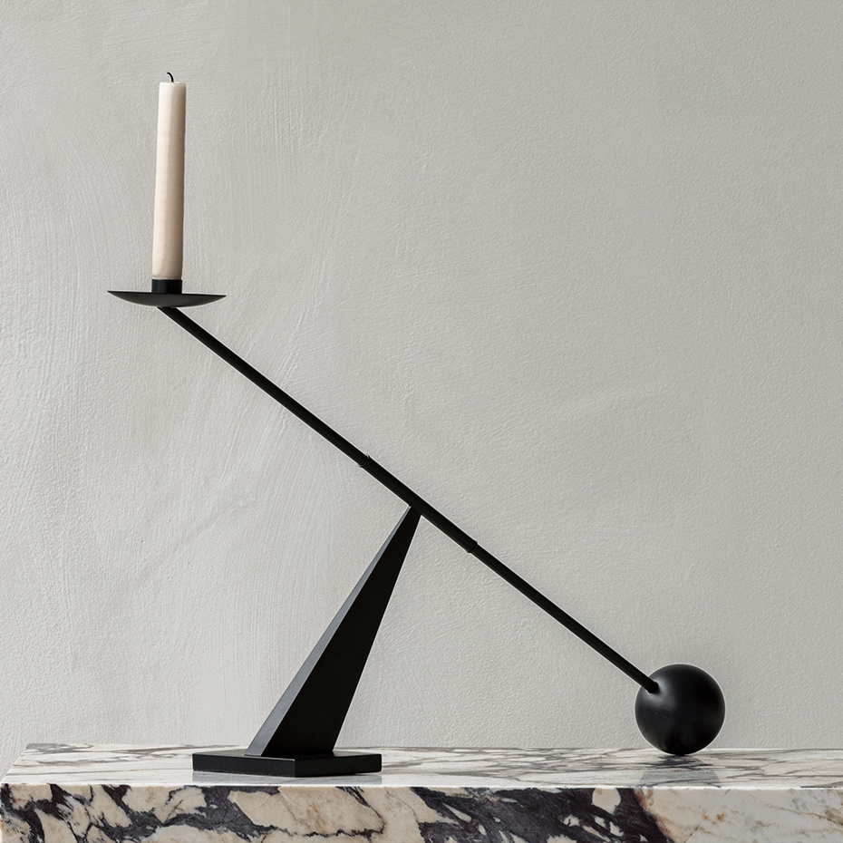 Interconnect Candle Holder Black