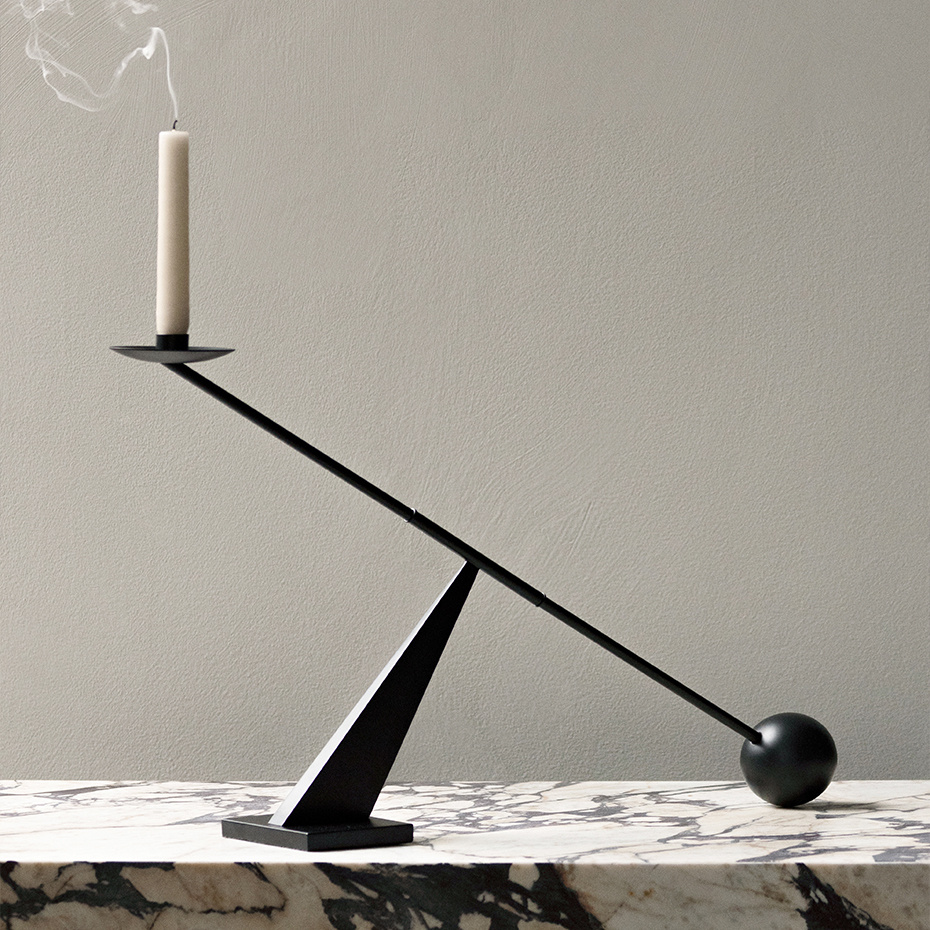 Interconnect Candle Holder Black
