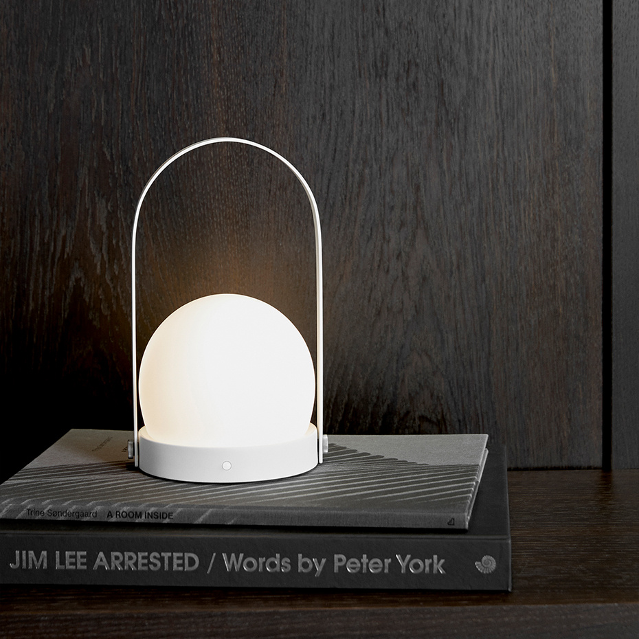 Carrie Portable Bordslampa Burned Red IP44