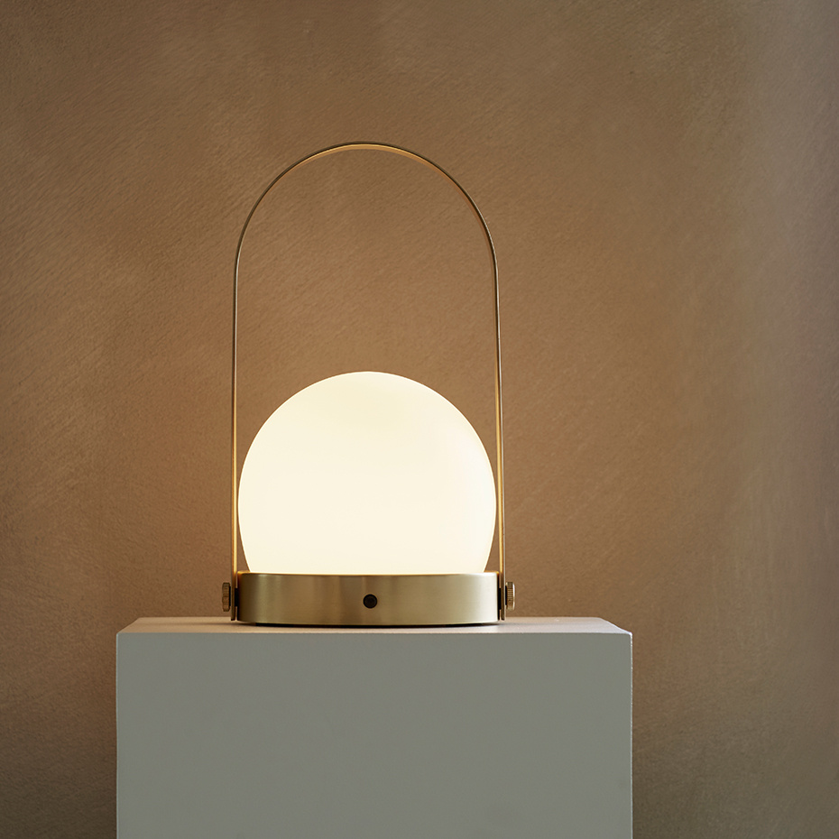 Carrie Portable Bordslampa Brushed Brass