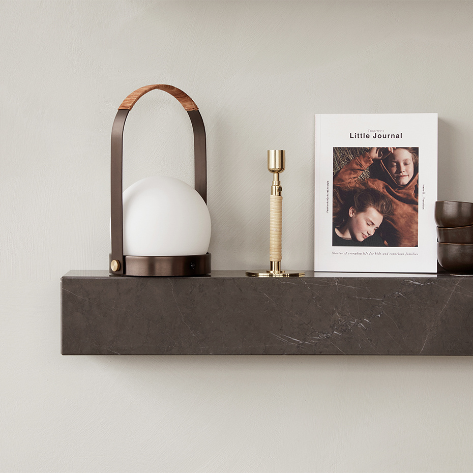 Carrie Portable Bordslampa Bronzed Brass IP44