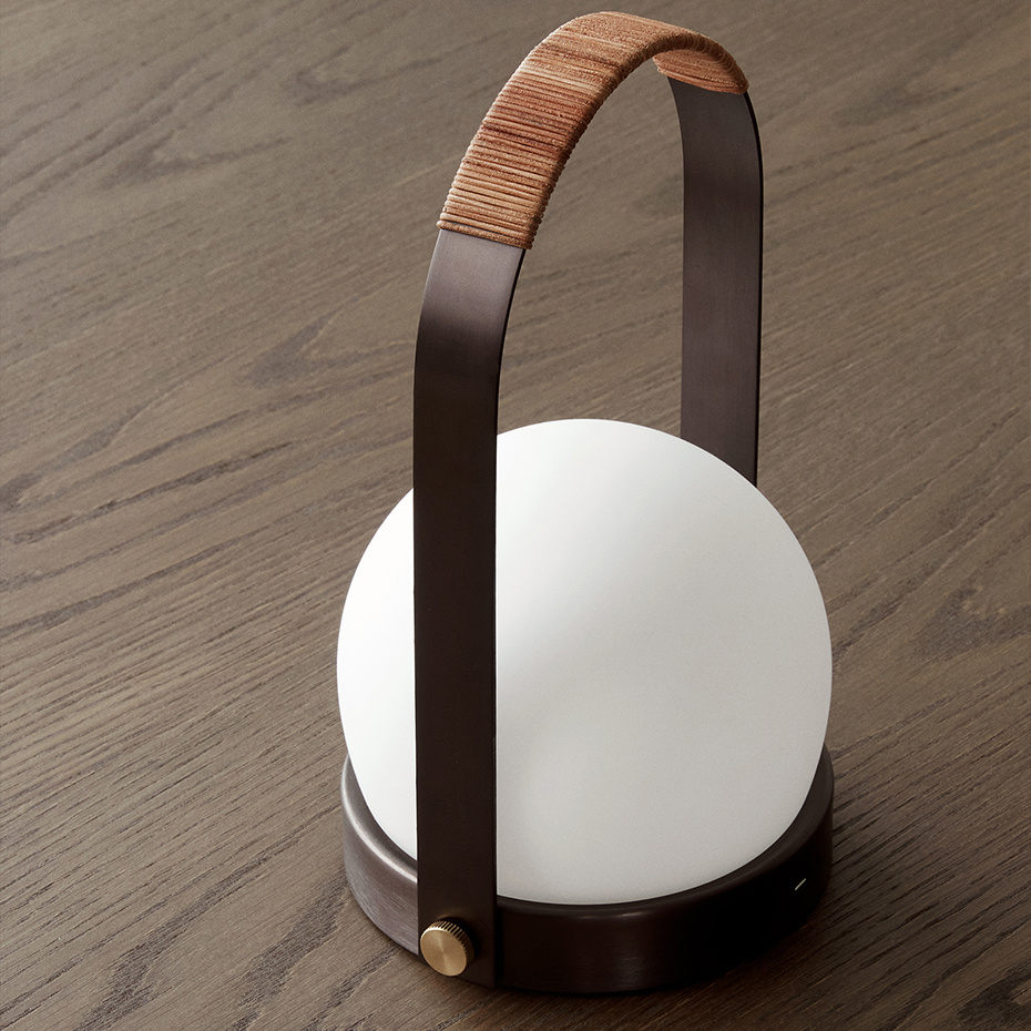 Carrie Portable Bordslampa Bronzed Brass IP44