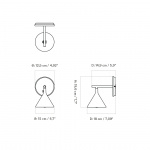 Cast Sconce Vägglampa Black With Diffuser IP44 Cast Sconce Vägglampa Black With Diffuser IP44