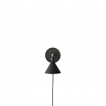 Cast Sconce Vägglampa Black With Diffuser Cast Sconce Vägglampa Black With Diffuser