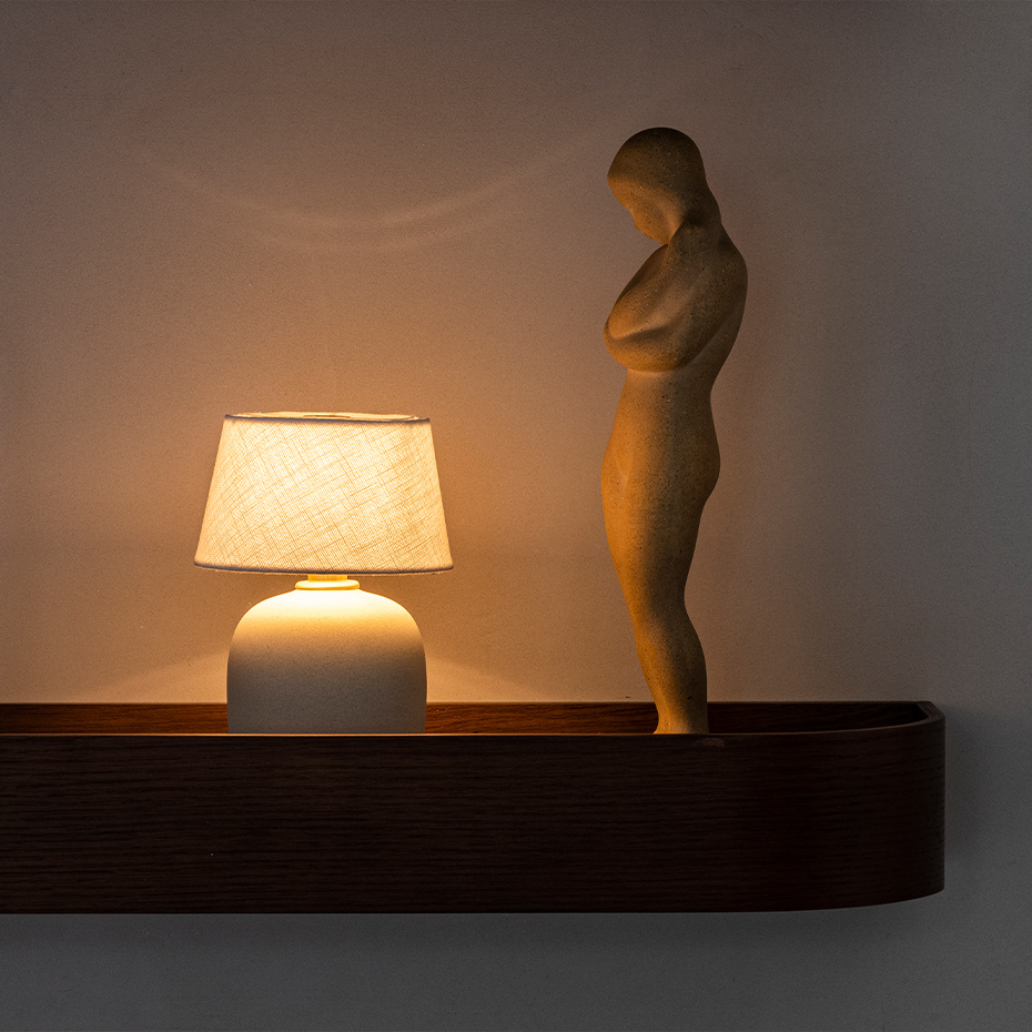 Torso Portable Bordslampa Sand