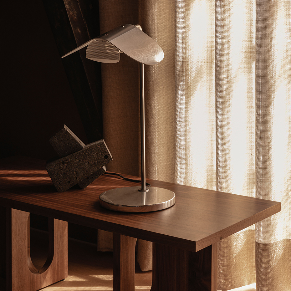 Wing Bordslampa Polished Aluminium