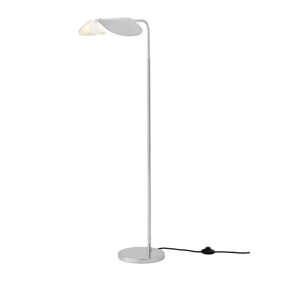 Wing Golvlampa Polished Aluminium