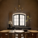 Collector Ljuskrona 3 Polished Brass/Crème Collector Ljuskrona 3 Polished Brass/Crème