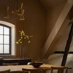 Collector Ljuskrona 3 Polished Brass/Crème Collector Ljuskrona 3 Polished Brass/Crème