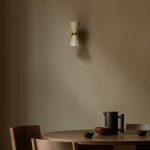 Collector Vägglampa Polished Brass/Crème Collector Vägglampa Polished Brass/Crème