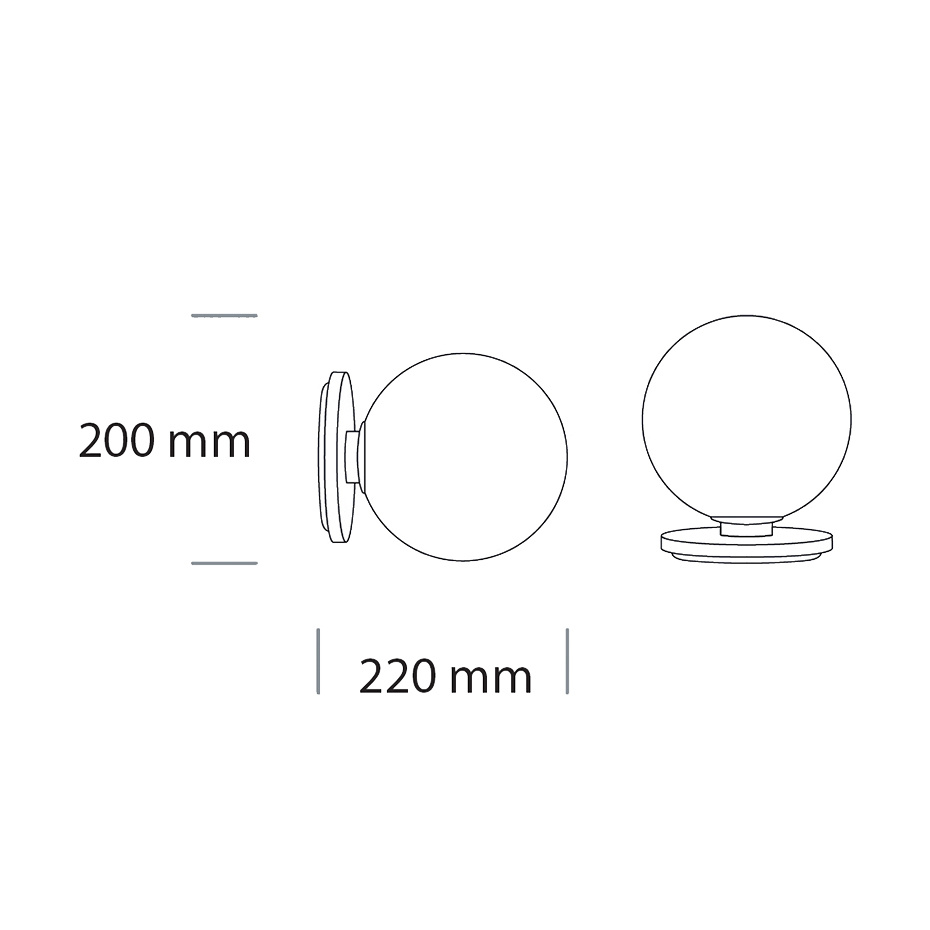 TR Bulb Taklampa/Vägglampa Brushed Brass