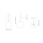 TR Bulb Vägglampa Brushed Brass TR Bulb Vägglampa Brushed Brass